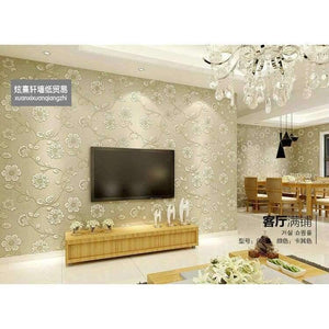 Planet Gates Green High quality 0.53m*10m Modern Luxury 3d wallpaper roll mural papel de parede flocking for striped wall paper 5 color