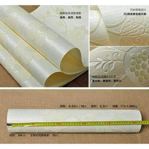 Planet Gates Green High quality 0.53m*10m Modern Luxury 3d wallpaper roll mural papel de parede flocking for striped wall paper 5 color