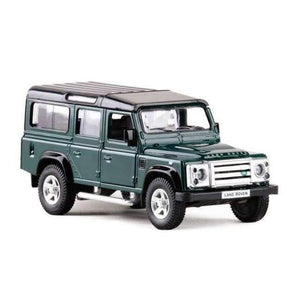 Planet Gates Green High Simulation 1:36 RMZ City Land Defender SUV Alloy Diecast Models Car Toys Pull Back Cars Off-road Vehicle For Kids Toy Gifts
