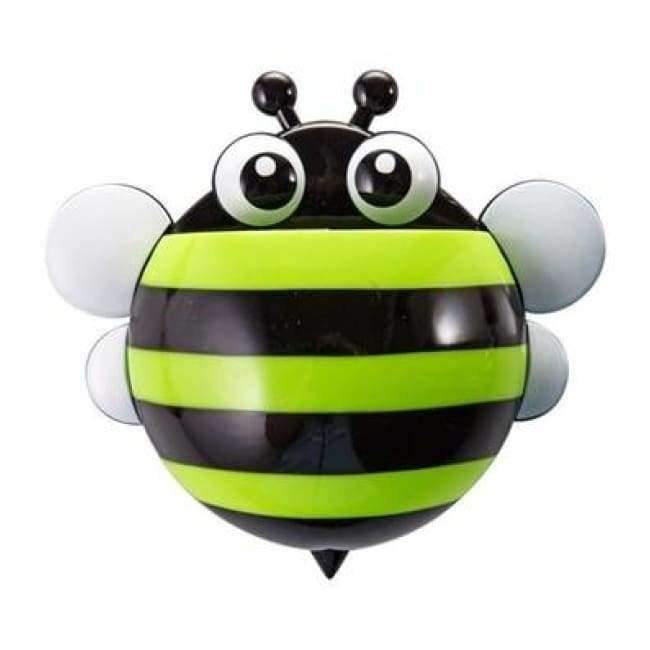 Planet Gates yellow honeybee Bathroom Products Sets Cartoon Ladybug Snails Toothbrush Toothpaste Holder Wall Sucker Suction Hook Tooth Brush Holder