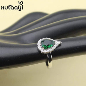 Planet Gates Green Imitated Emerald  925 Silver Jewelry Sets Wedding Earrings Necklace Pendant For Women