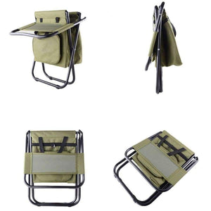Planet Gates green Jeebel Foldable Fishing Chair Portable Zipper Bag Rest High Quality  Oxford Cloth Folding Beach Picnic Tourist Outdoor Furniture