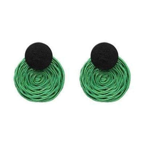 Planet Gates Green JURAN New Brand Wood Dangle Earrings Hot Fashion 2018 Party Prom Accessories Wedding Jewelry Women Drop Earrings Gifts Cheap