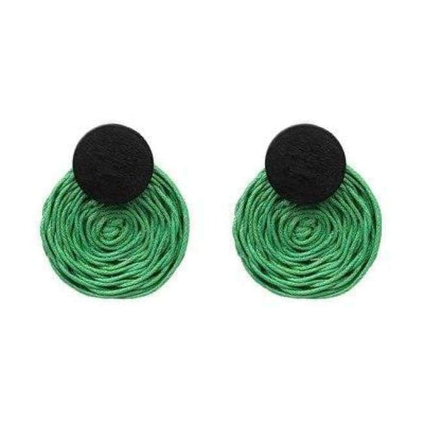 Planet Gates Green JURAN New Brand Wood Dangle Earrings Hot Fashion 2018 Party Prom Accessories Wedding Jewelry Women Drop Earrings Gifts Cheap