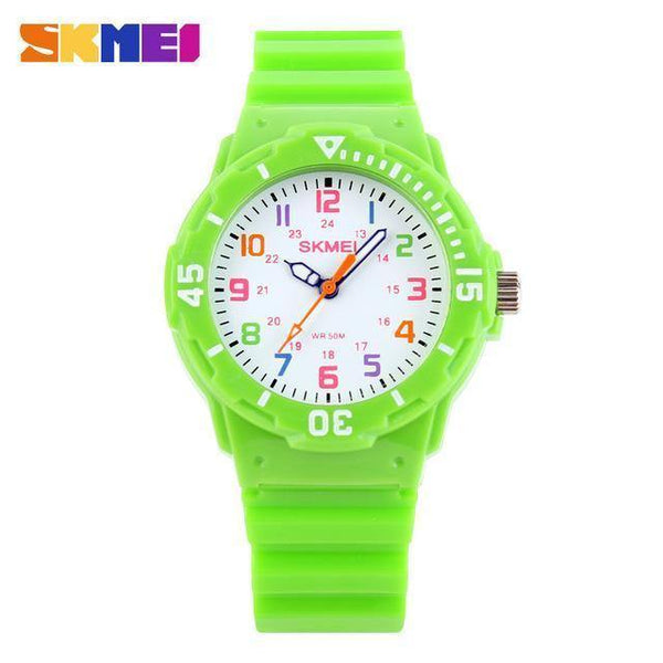 Planet Gates Green Kids Quartz Watches 50M Waterproof Analog Wristwatches Jelly Clock boys Hours girls Students Watch Children Clock Top Luxury