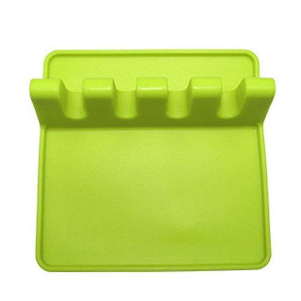 Kitchen Cooking Utensil Holder Silicone Utensil Rest Spoon Rest Utensil Spatula Holder Heat Resistant Cooking Tool Drop Ship