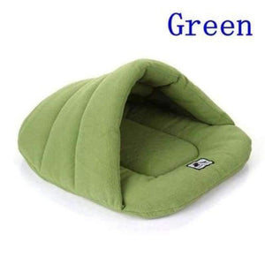 Planet Gates Green / L 6 Colors Soft Polar Fleece Pet Mat Winter Warm Nest Pet Cat Small Dog Puppy Kennel Bed Sofa Sleeping Bag House Puppy Cave Bed