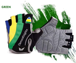 Planet Gates green / L Bike Gloves Bicycle Mtb Cycling Glove Bicicleta Short Guantes Ciclismo Lycra Spandex Half Sports Cotton Nylon Linen Riding Men