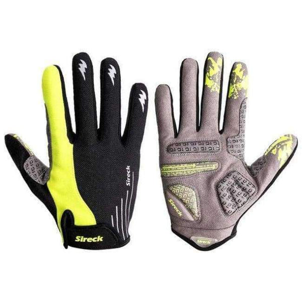 Planet Gates Green / L Cycling Gloves Long Finger Mountain Road Bike Gloves Padded Anti-shock Sport Bicycle Gloves Accessories Guantes Ciclismo
