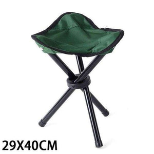 Planet Gates GREEN L Jeebel Portable Folding Chair Camping Foldable Stool Tripod Seat For Fishing Picnic Beach Seat Ultralight Outdoor Camp