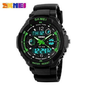 Planet Gates Green L Kids Watches Anti-Shock 5Bar Waterproof Outdoor Sport Children Watches Fashion Digital Watch Relogio Masculino 0931