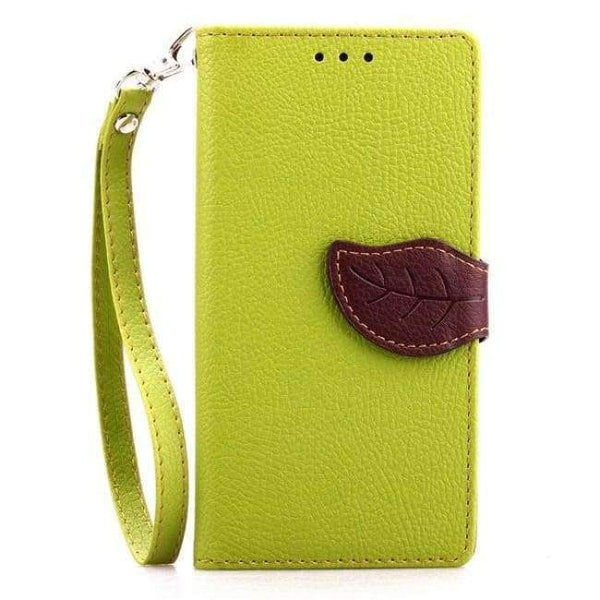 Planet Gates green Leaf Clasp PU Leather Lether Lather Flip Book Wallet Phone Case Cover For Samsung Sumsang Galaxy Galaxi Gelaksi Note 5