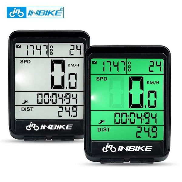 Planet Gates Green Light-Wireless Waterproof Bicycle Computer Wireless And Wired MTB Bike Cycling Odometer Stopwatch Speedometer Watch LED Digital Rate
