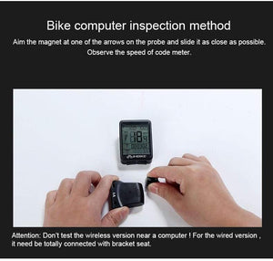 Planet Gates Green Light-Wireless Waterproof Bicycle Computer Wireless And Wired MTB Bike Cycling Odometer Stopwatch Speedometer Watch LED Digital Rate