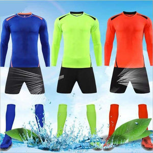Planet Gates Green Long / Kid XS Long-Sleeved Soccer Suits Men's Version Of Adult Children's Football Training Clothing Breathable Comfortable ZQF45