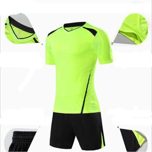 Planet Gates Green Long / Kid XS Long-Sleeved Soccer Suits Men's Version Of Adult Children's Football Training Clothing Breathable Comfortable ZQF45
