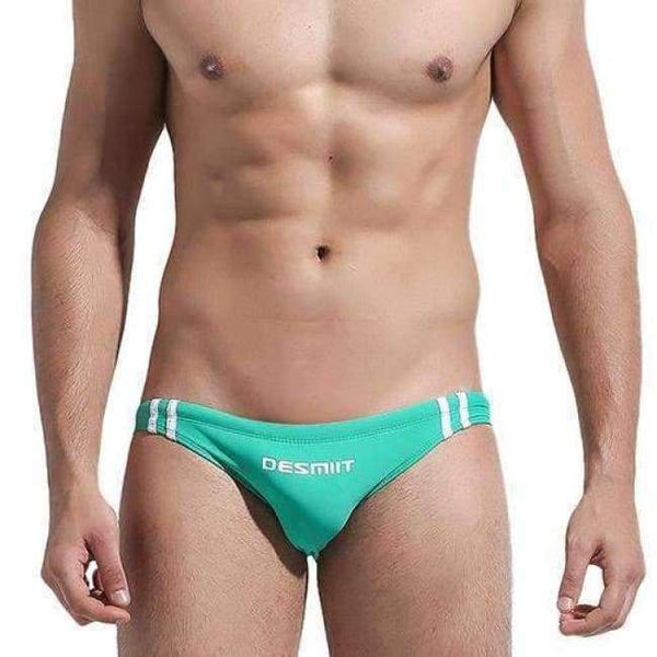 Planet Gates Green / M DESMIIT Men's Bikini Beach Swimming Brief New Summer Men's Swimwear Low Waist Diving Swimsuit for Men DT31 Dropshipping
