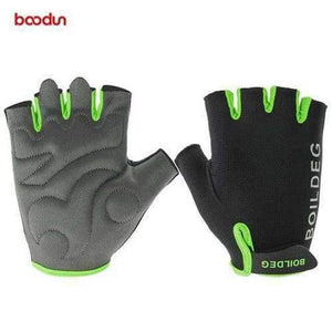 Planet Gates green / M Gym Gloves Men Women Body Building Half Finger Fitness Gloves Anti-slip Weight Lifting Sports Training Gloves Breathable