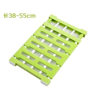 Planet Gates green M hot Wardrobe partition storage rack cabinets holder organizers nail free telescopic spacer frame Clothes rack kitchen shelf