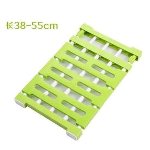Planet Gates green M hot Wardrobe partition storage rack cabinets holder organizers nail free telescopic spacer frame Clothes rack kitchen shelf