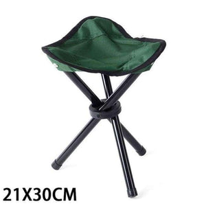 Planet Gates GREEN M Jeebel Portable Folding Chair Camping Foldable Stool Tripod Seat For Fishing Picnic Beach Seat Ultralight Outdoor Camp