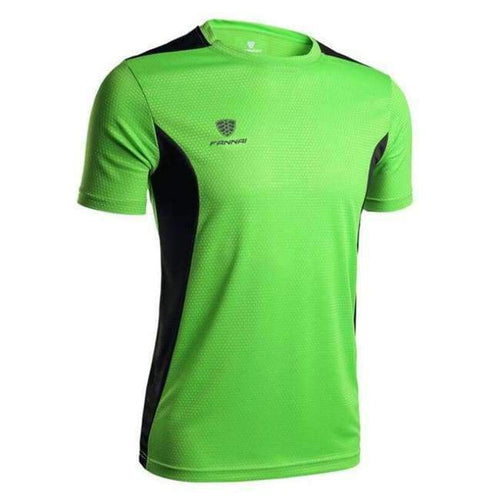 Planet Gates green / M Men Tennis shirt Outdoor sports Quick-dry Jersey Run jogging badminton Short sleeve t-shirt tops tees Basketball clothes