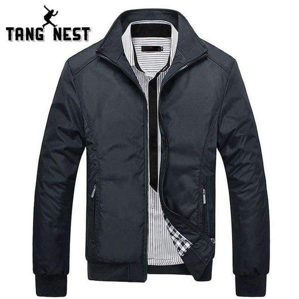Planet Gates Green / M TANGNEST Men's Jackets 2018 Men's New Casual Jacket High Quality Spring Regular Slim Jacket Coat For Male Wholesale MWJ682