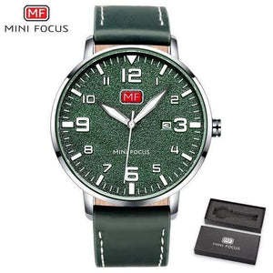 Planet Gates Green Men's Wristwatch Quartz Wrist Watch Men Waterproof Brown Leather Strap Fashion Watches Relogio Masculino