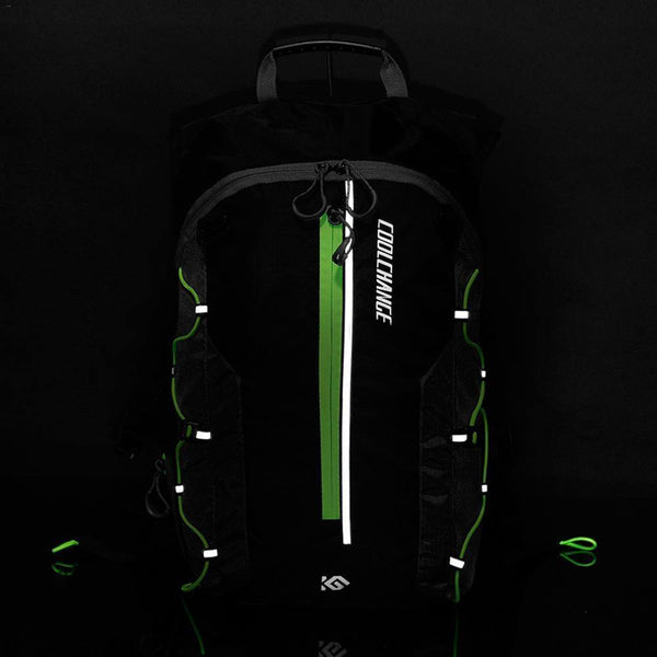 Planet Gates Green Men Women 10L Waterproof Cycling Backpack Outdoor Night Reflective Mountain Road Bike Shoulder Bag