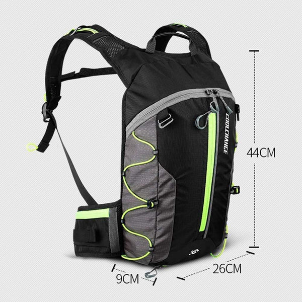 Planet Gates Green Men Women 10L Waterproof Cycling Backpack Outdoor Night Reflective Mountain Road Bike Shoulder Bag