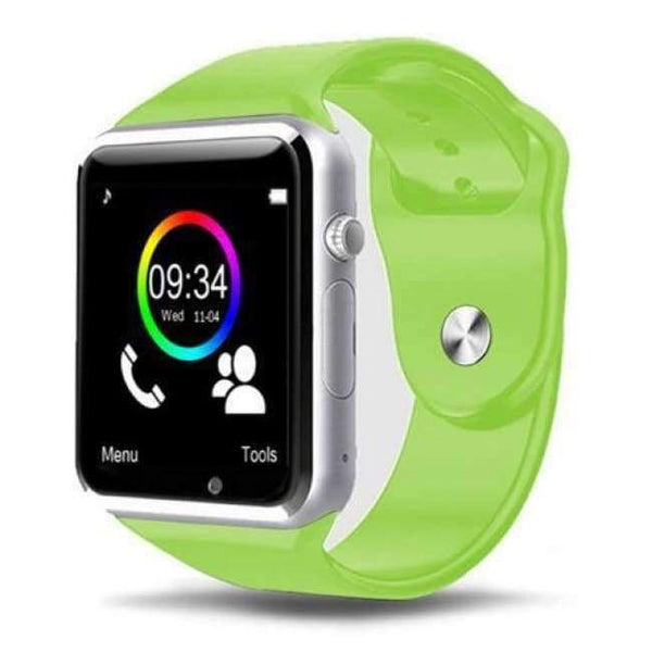 Planet Gates green NAIKU A1 Smart Watch With Passometer Camera SIM Card Call Smartwatch For Xiaomi Huawei HTC Android Phone Better Than Y1 DZ09