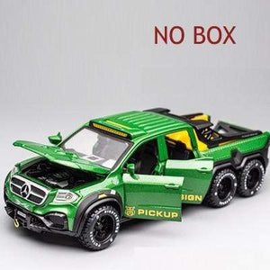 Planet Gates green no box 1:28 Benz X-Class 6*6 Monster Trucks Diecasts & Toy Vehicles Car Model Miniature Scale Model Car Toys Children Collections
