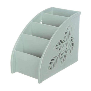 Planet Gates green Office Supplies Desk Accessories Hollow Pen Pencil Holder Desk Organizer Case Plastic Storage Box for Office Desk Pen Stand