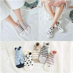 Planet Gates Green / One Size 3 Pairs Anti-Slip Silicone Invisible Socks Women 2018 Sexy Fox Sneaker Summer Socks  Candy Color Happy Ankle Socks