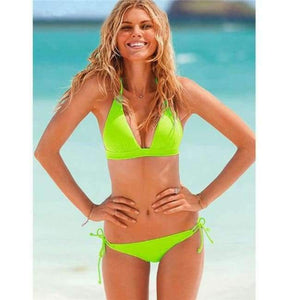 Planet Gates Green / One Size Lounge Underwear Comfortable Wireless Loungewear Lingerie Bra Set BandageMilk Silk Casual Bikini Bras Sets