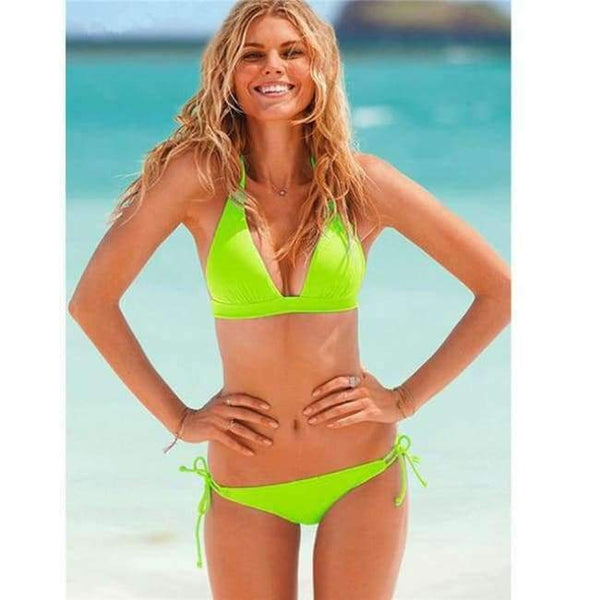 Planet Gates Green / One Size Lounge Underwear Comfortable Wireless Loungewear Lingerie Bra Set BandageMilk Silk Casual Bikini Bras Sets