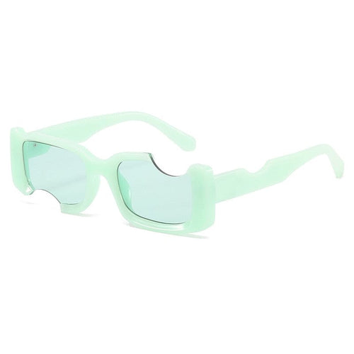 Planet Gates green / other Small Rectangle Sunglasses Men Women Vintage Square Black Gradient Sun Glasses Fashoin Personality Retro Brand Eyeglasses