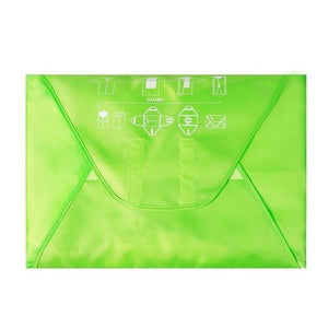 Planet Gates Green Packing Cubes Oxford Cloth Clothes Travel Bag  Shirt Crease Finishing Fitting Ideal Closet Travel Accessories Organizer