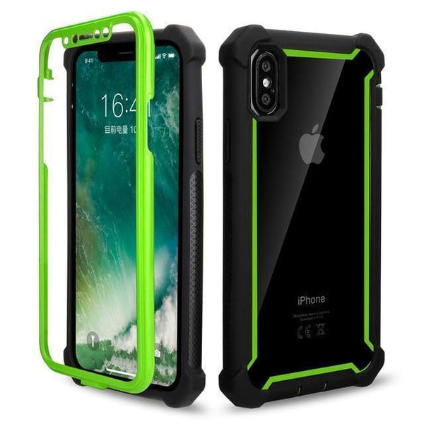 Planet Gates Green Phone Case / For iPhone 6S Plus Armor PC+Soft TPU Phone Case for iPhone XS Max XR X 6 6S 7 8 Plus 5S 5 5C SE2 Shockproof Sturdy Cover