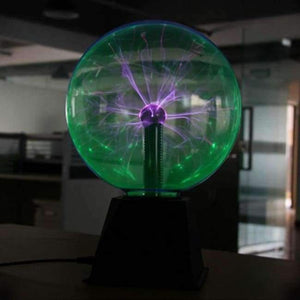 Planet Gates Green Plasma Ball Lamp Electric Globe Static Lamps Sound Sensitive 8 Inch Glass Sphere Nightlight Toy For Kids Plazma Novelty Light
