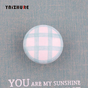 Rural Acme Nordic Style Ceramic Single Cartoon Round  Wardrobe Kitchen Garden Door Handle Modern Cabinet Handle