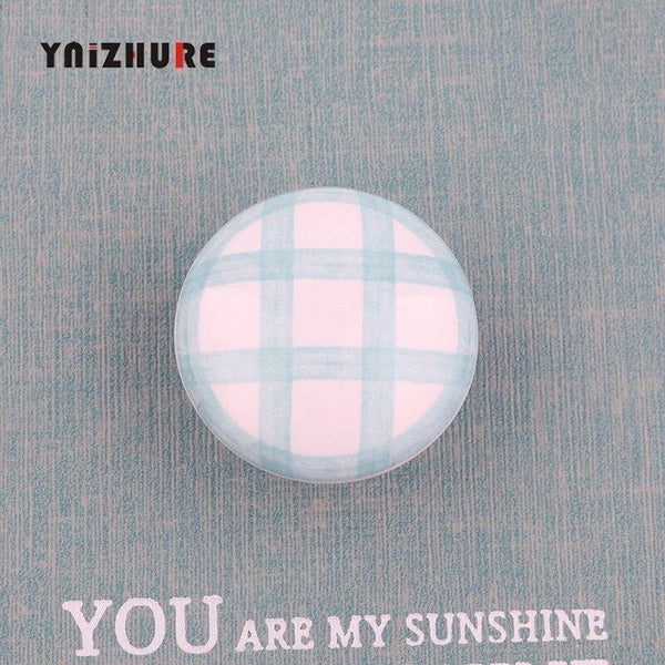 Rural Acme Nordic Style Ceramic Single Cartoon Round  Wardrobe Kitchen Garden Door Handle Modern Cabinet Handle