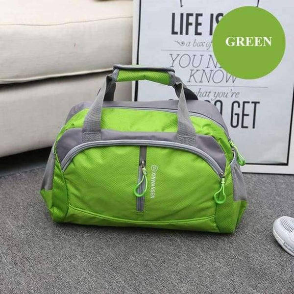 Planet Gates Green Professional Nylon Waterproof Sports Gym Bag women Men for the gym Fitness Training Shoulder handbags Bag yoga Bag Luggage