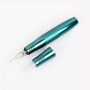 Planet Gates Green Rotary Tattoo Pen Permanent Makeup Pen Tattoo Machine Eyebrow Tattoo Body Art Machine Permanent machine for SMP and  hair Scalp