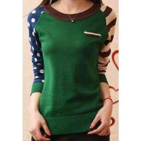 Planet Gates Green / S Candy Color New O-Neck Autumn Women Sweater Long Sleeve Pullovers Knitting Casual Sweaters pull femme sudaderas jumper