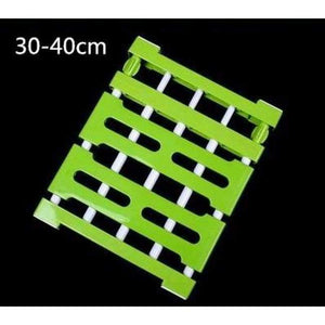 Planet Gates green S hot Wardrobe partition storage rack cabinets holder organizers nail free telescopic spacer frame Clothes rack kitchen shelf