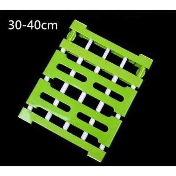 Planet Gates green S hot Wardrobe partition storage rack cabinets holder organizers nail free telescopic spacer frame Clothes rack kitchen shelf