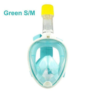Swimming Underwater Children Adult Diving Mask Full Face Spearfishing Snorkel Mask Silicone Plastic Scuba Mask