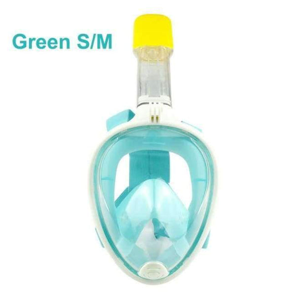 Swimming Underwater Children Adult Diving Mask Full Face Spearfishing Snorkel Mask Silicone Plastic Scuba Mask