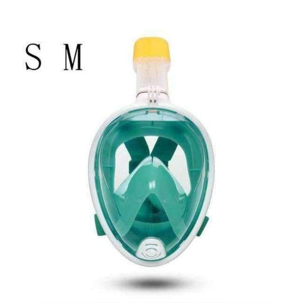 Planet Gates Green S M Diving Mask Full Face Snorkeling Mask Underwater Anti Fog Snorkeling Diving Mask For Swimming Spearfishing Dive Men